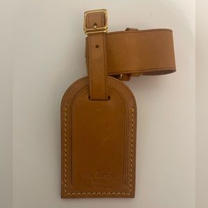 Authentic Louis Vuitton Luggage Tag and Loop Buckle Poignet